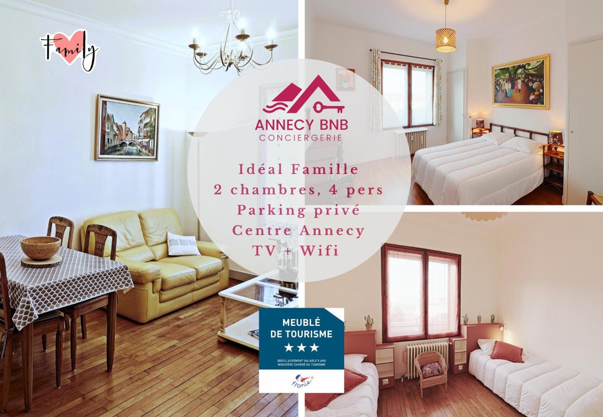 Le Family Lodge 2 Chambres 4 Personnes Classe 3 Etoiles Annecy Extérieur photo